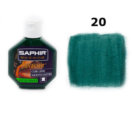 Крем-краска для кожи Saphir Juvacuir зеленая