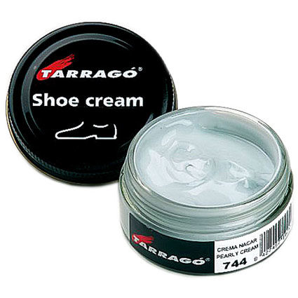 Крем для обуви Tarrago Classic Shoe Metallic Cream 50 ml. Крем для обуви в стеклянной баночке.