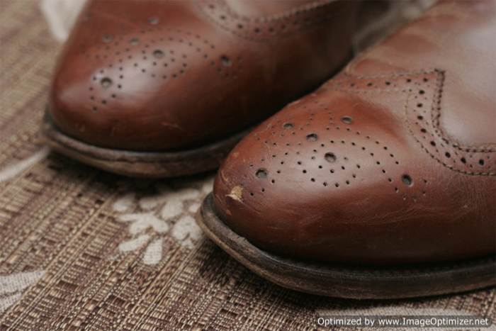 Реставрация обуви. Восстановление кожи обуви.