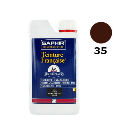 Краска для кожи Saphir Teinture Francaise коричневая