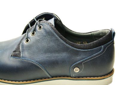 Туфли мужские кожаные Икос синие